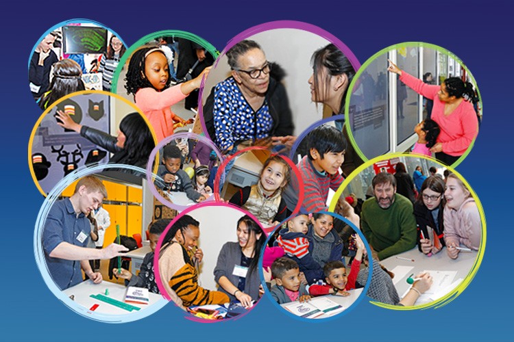 Collage of Manhattanville Community Day.