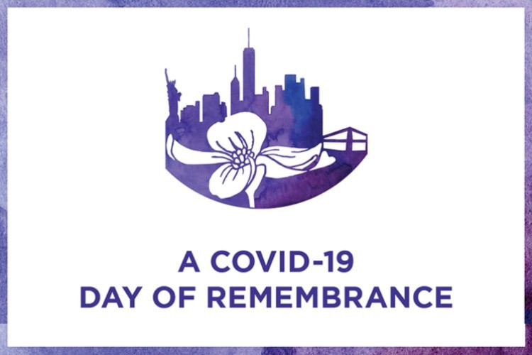 Graphic about the COVID-19 day of remembrance.