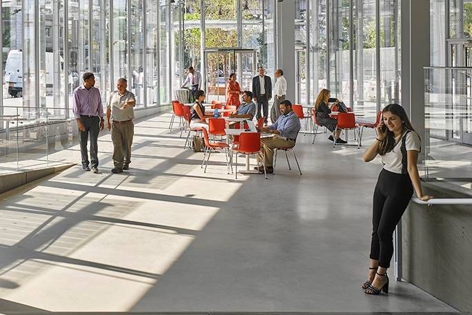 Public space in The Forum.