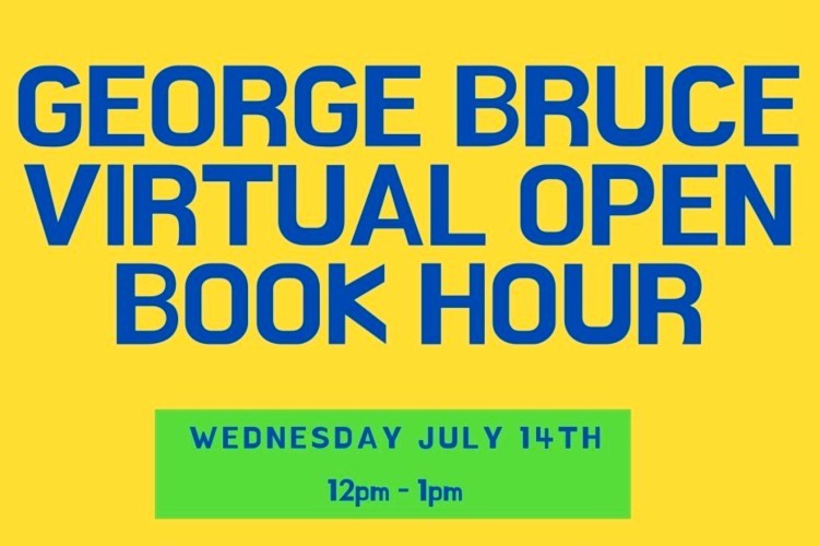Text advertising the virtual open book hour.