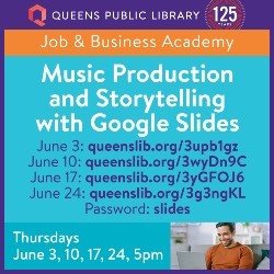 Information about Music Production and Storytelling with Google Slides series