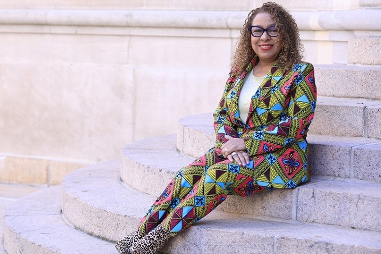 In addition to being the new chair of the Department of African American and African Diaspora Studies, Kellie Jones is the Hans Hofman Professor of Modern Art and a MacArthur fellow. Photo by Michael DiVito.