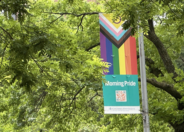 MorningPride Banners sponsored by Columbia