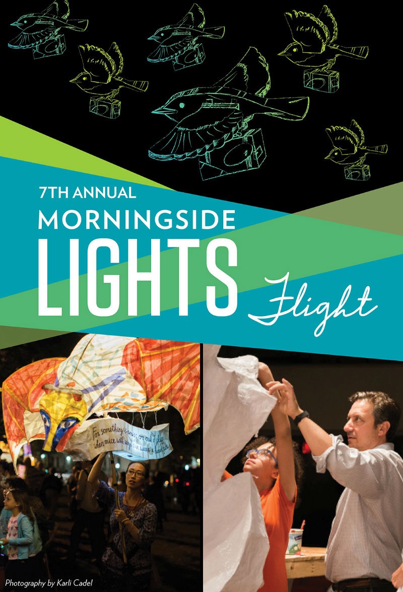 Flyer for 7th Annual Morningside Lights: Flight