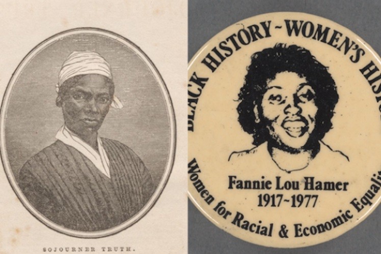 Images of Sojourner Truth and Fannie Lou Hamer.