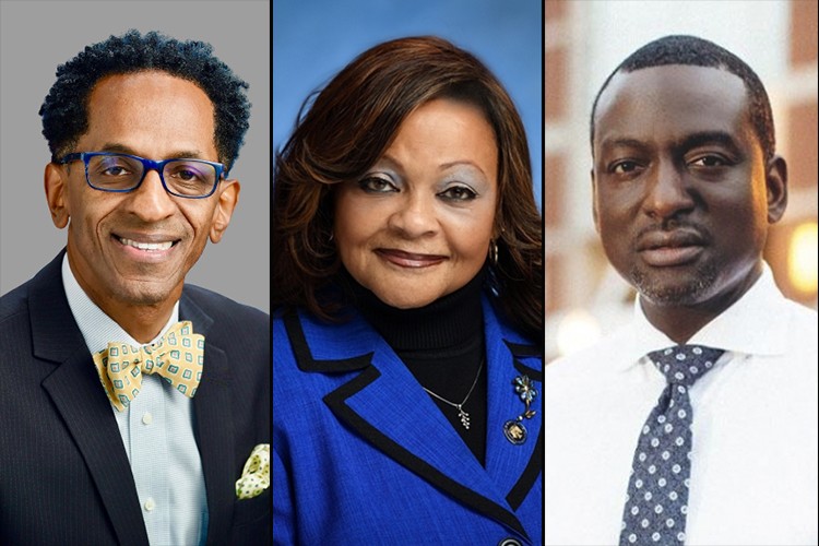 From left: Al Taylor, Inez Dickens, and Yusef Salaam.