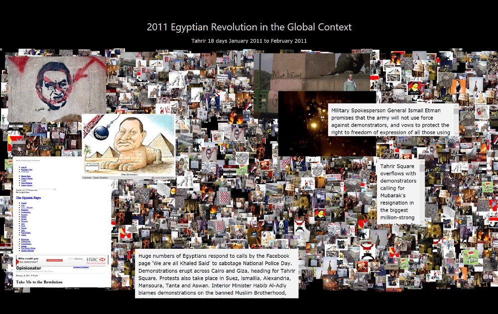 Lara Baladi. From Vox Populi, Archiving a Revolution in the Digital Age, 2011 - ongoing. Courtesy the artist. Lara Baladi. From Vox Populi, Archiving a Revolution in the Digital Age, 2011 - ongoing. Courtesy the artist.