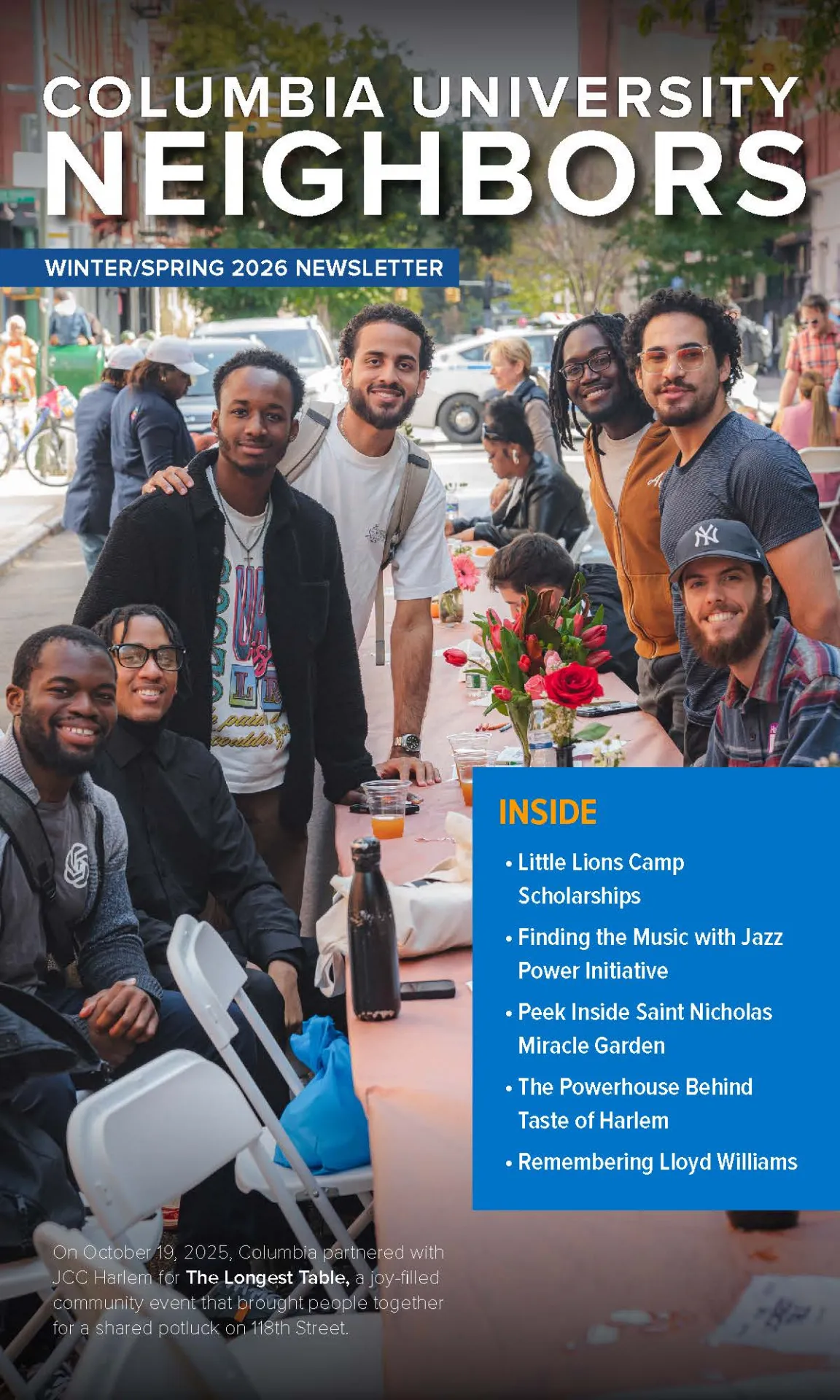 Neighbors Winter Newsletter Cover