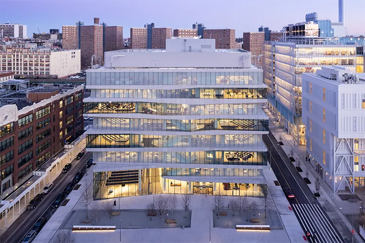 Geffen Hall, West Elevation  