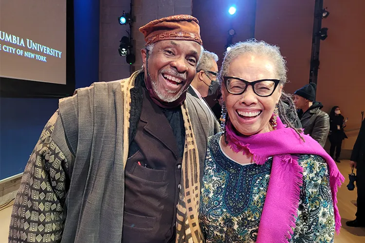Keith David and June Cross