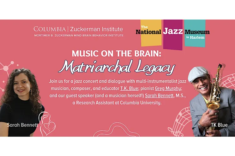 Music on the brain poster. 
