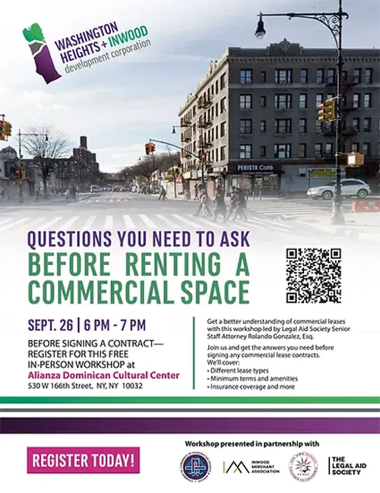 Commercial Lease Poster.