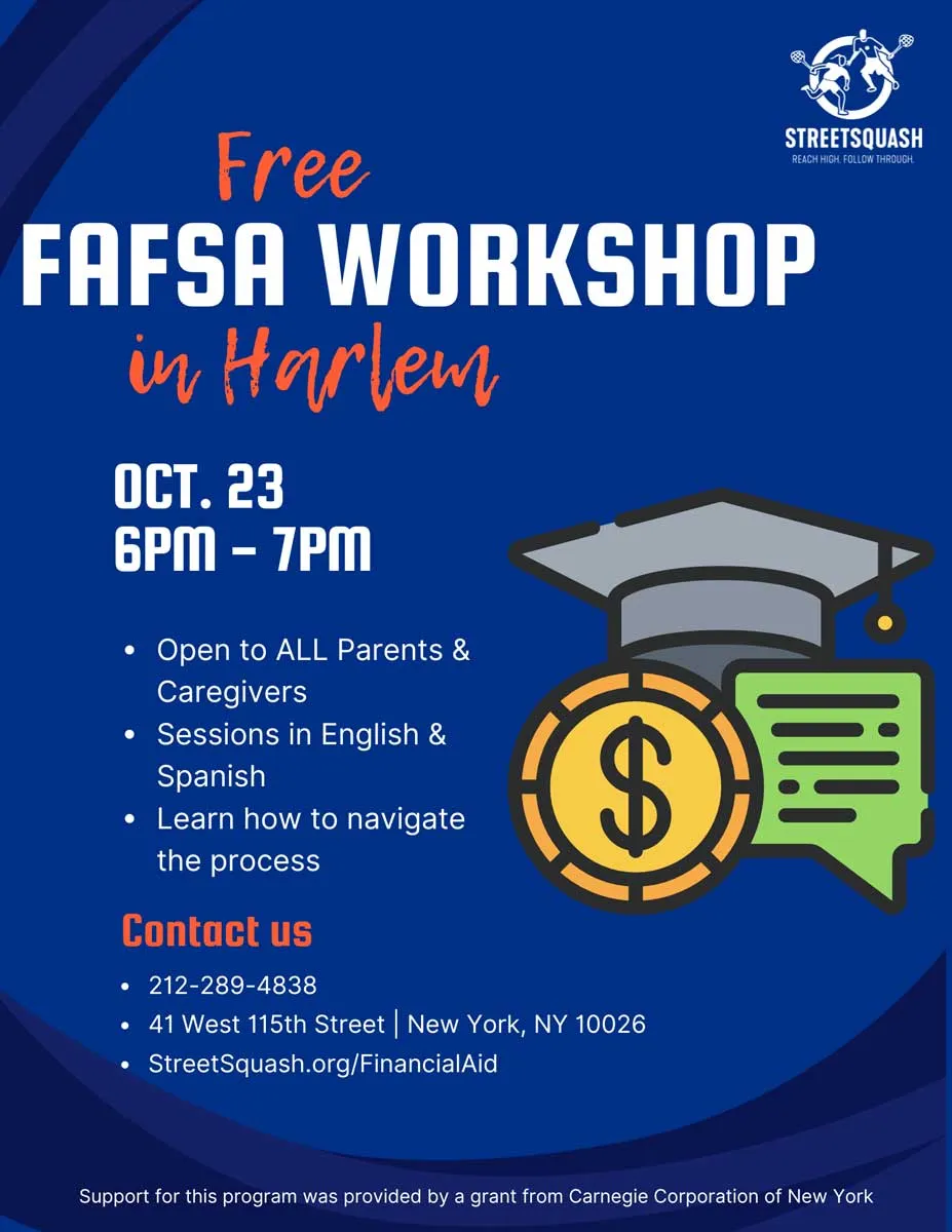 FAFSA poster.