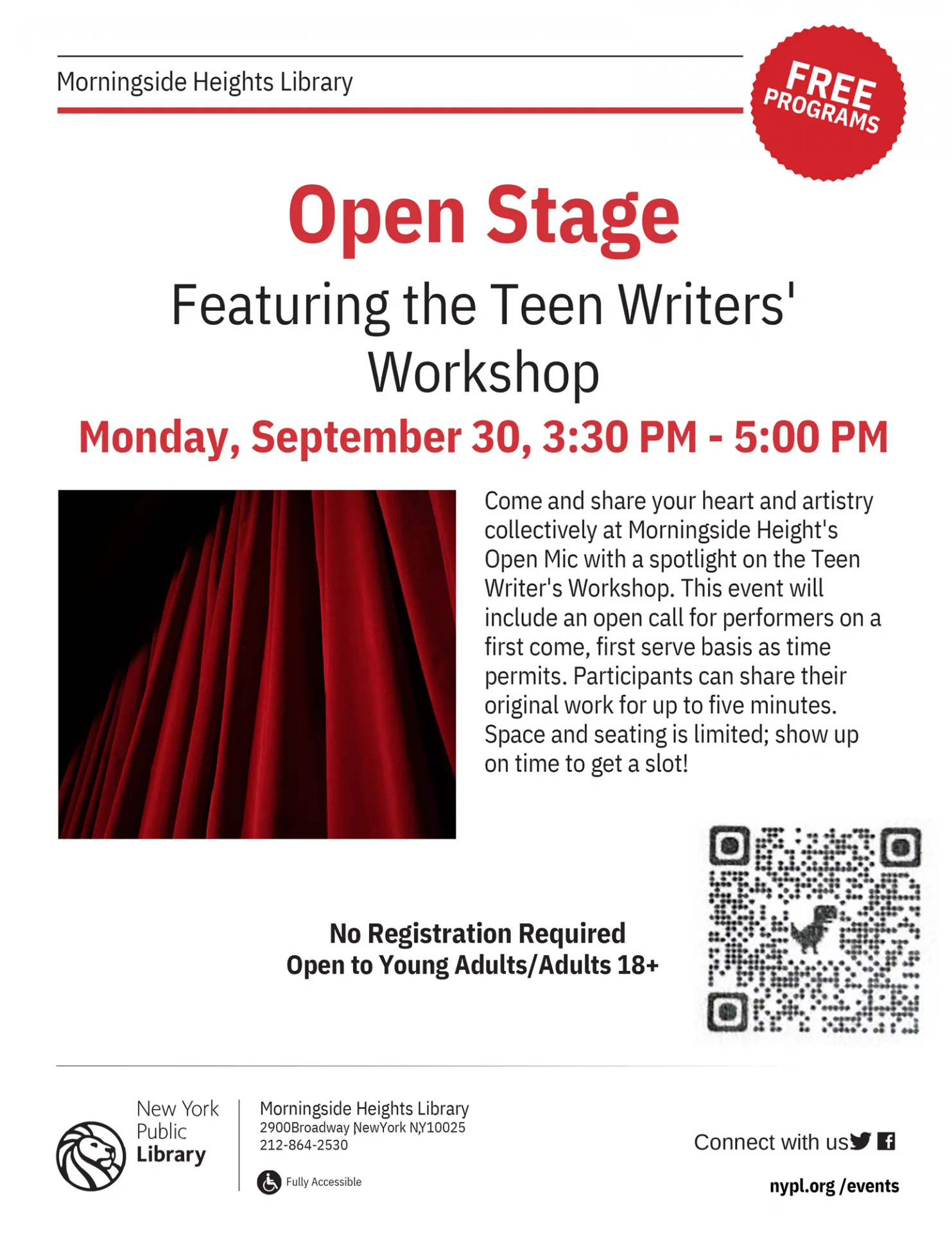 open stage poster