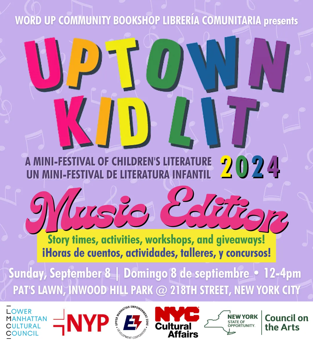 Uptown Kid Lit poster.