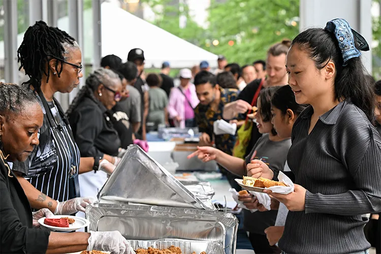 Harlem Local Vendors share dishes with Manhattanville Community Day guests