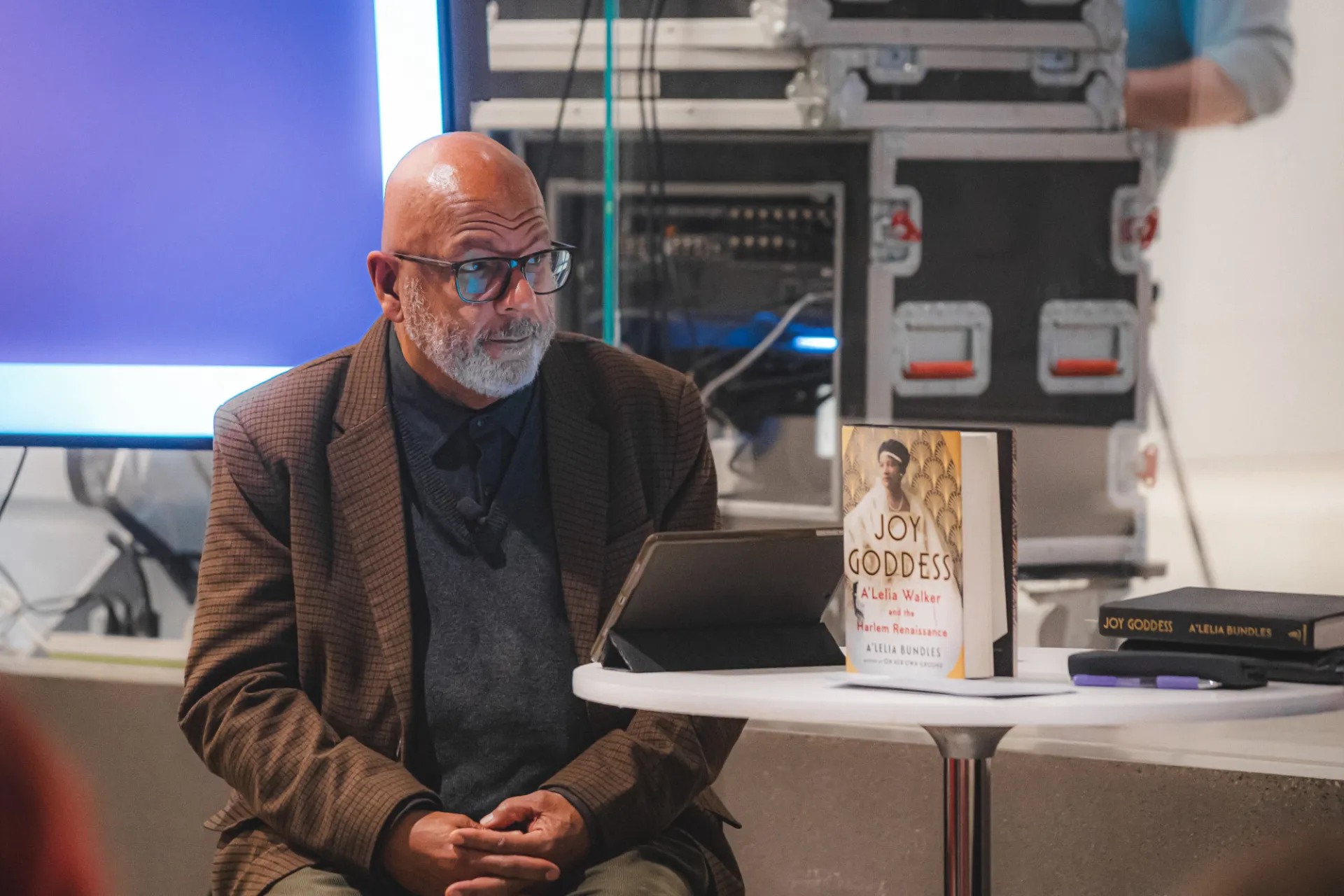 Eric K. Washington in conversation with A'Lelia Bundles. Photo by: Brandon Vallejo