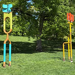 "Beacons on the Lawn" in St. Nicholas Park