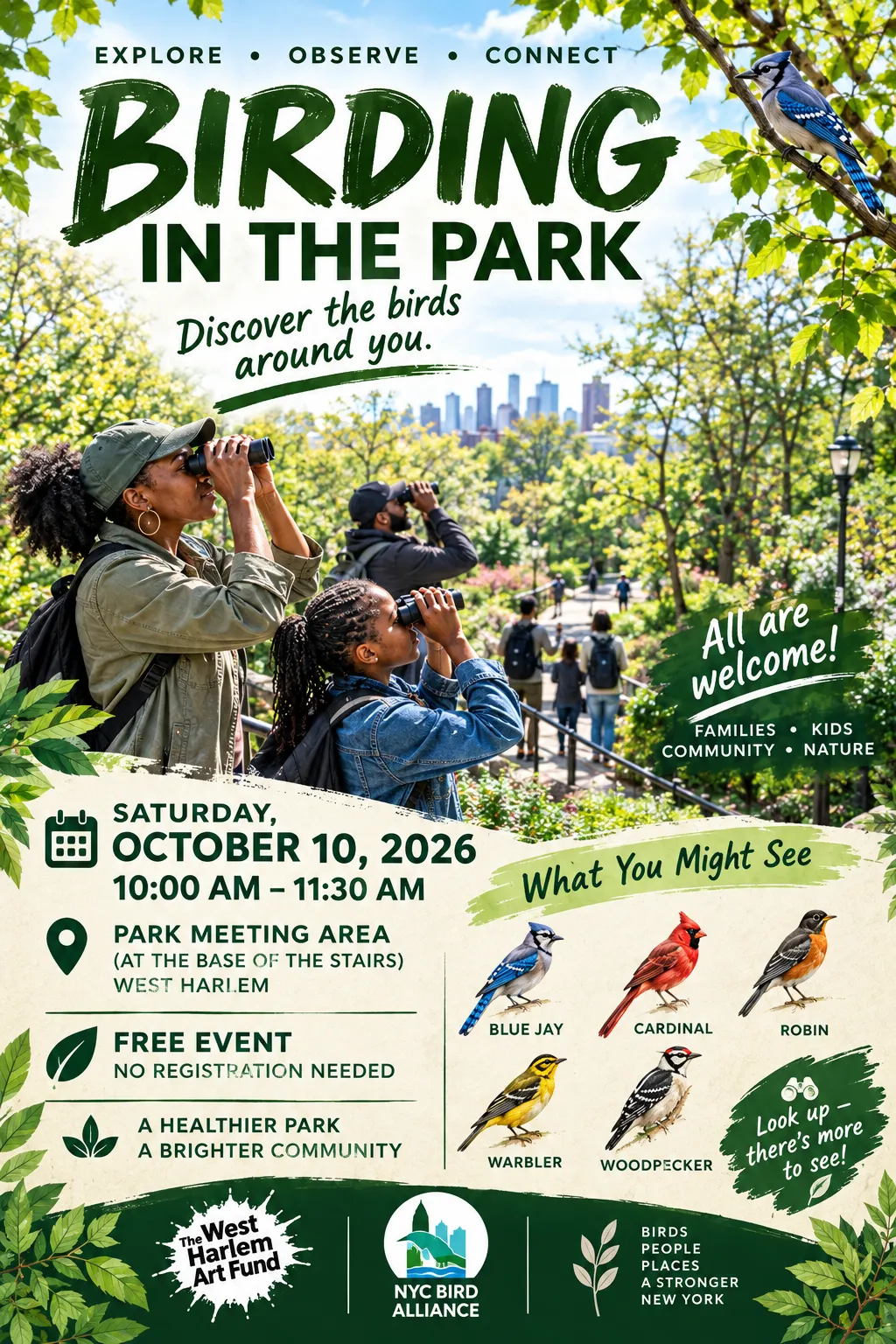 birding in the park