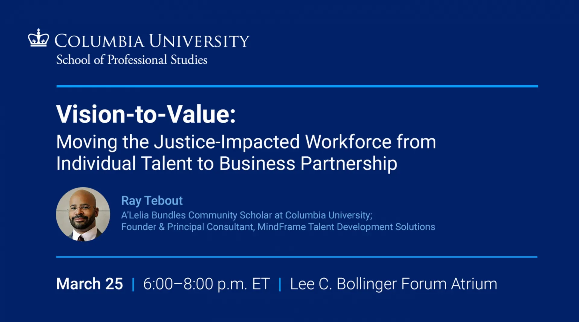 Vision-to-Value Ray Tebout