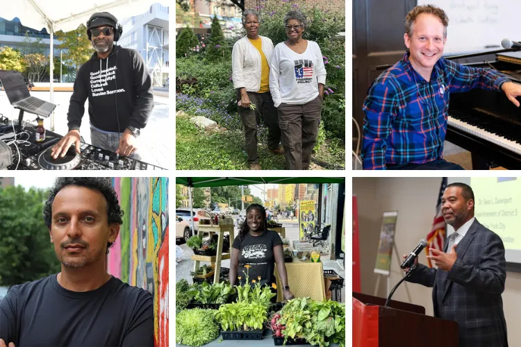 A collage of community changemakers