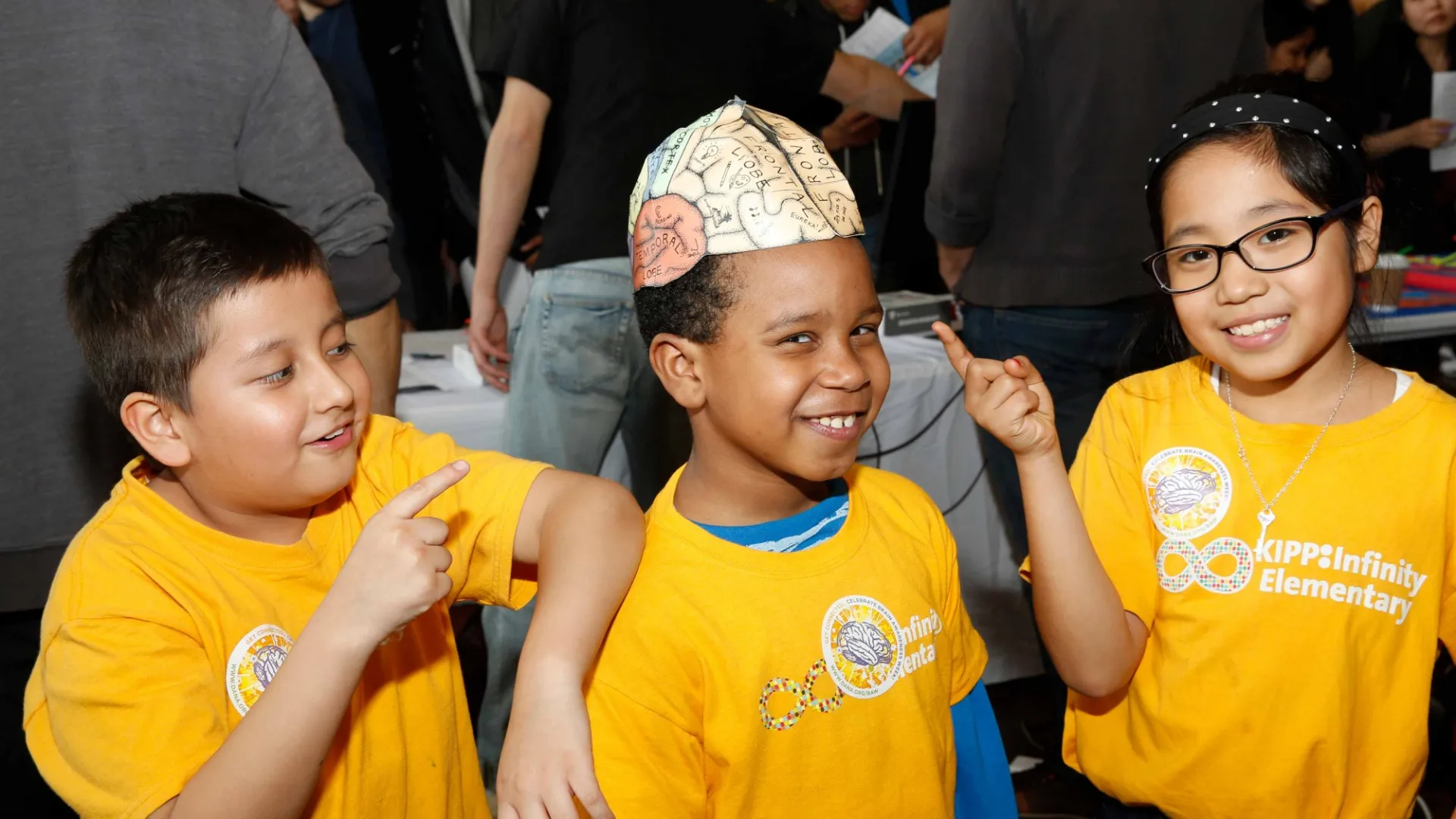 Students at Community Brain Expo