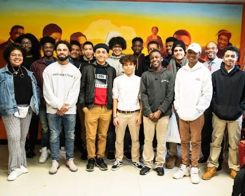 Youth smiling