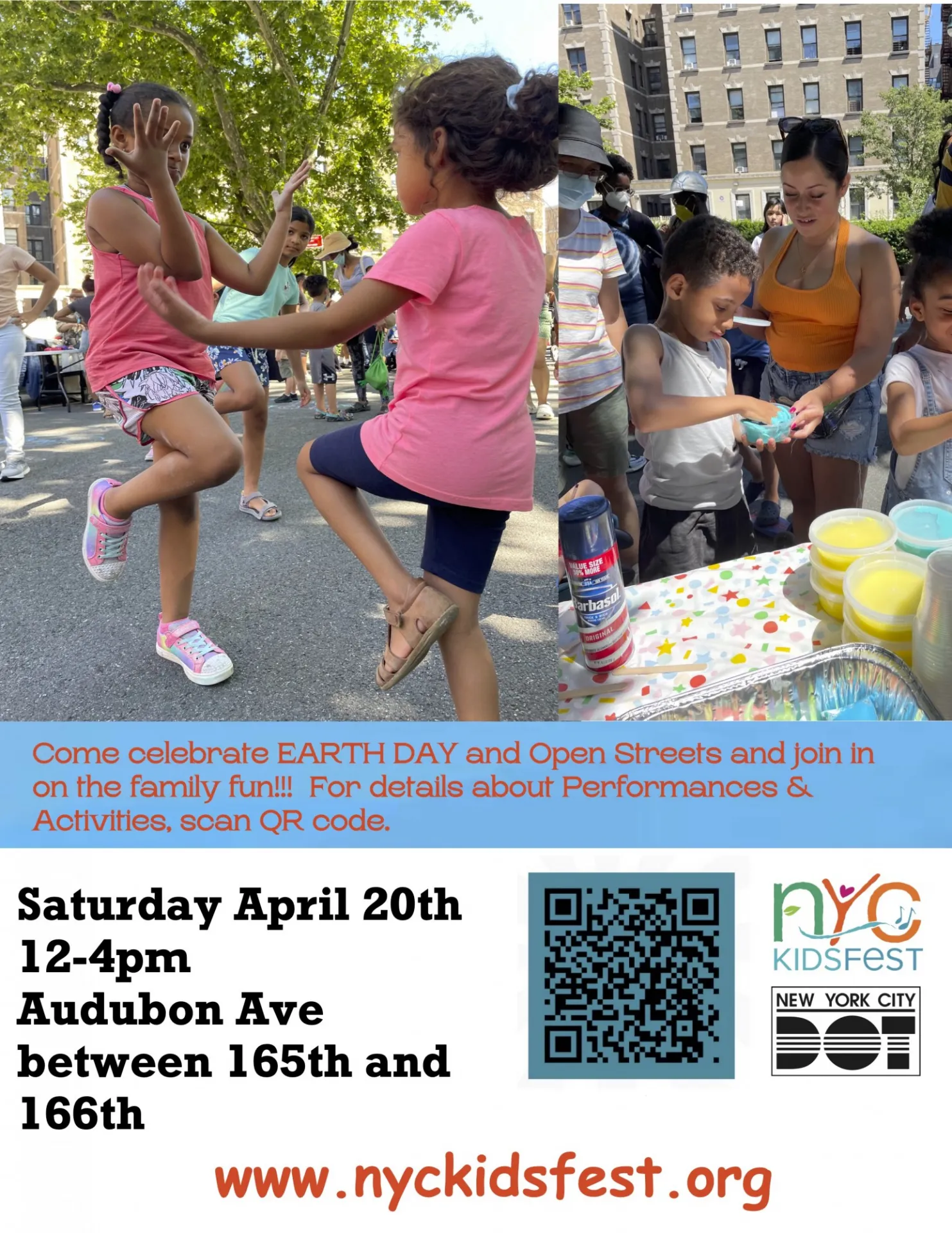 a flyer for nyc kids fest