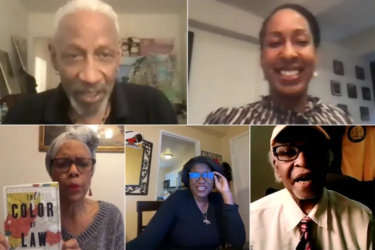 Photos of people from webinar.