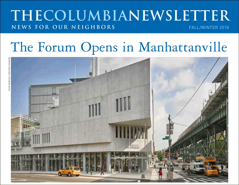 top fold of newsletter