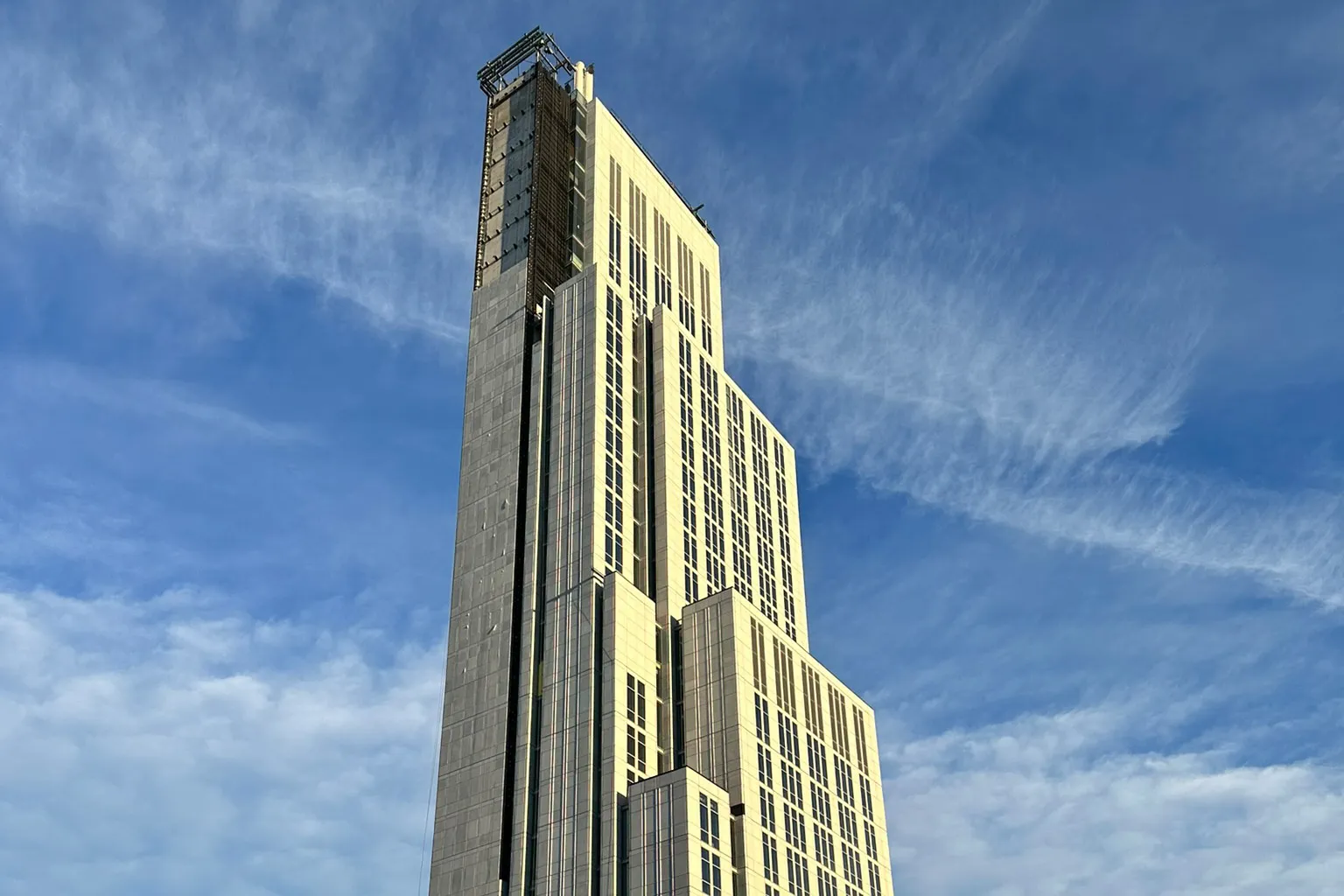 A view of 600 W. 125th Street that is currently under construction