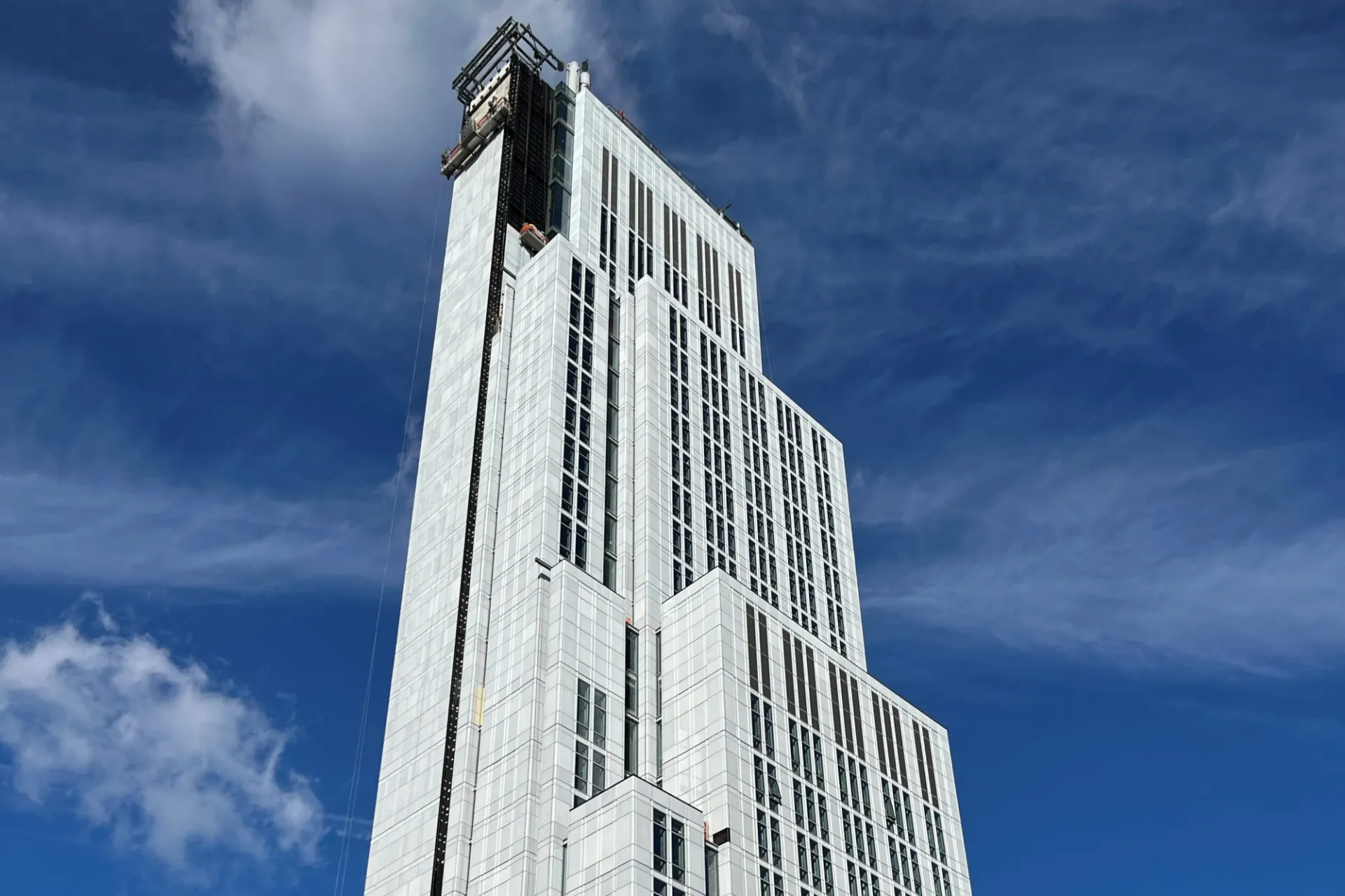 A view of 600 W. 125th Street that is currently under construction 