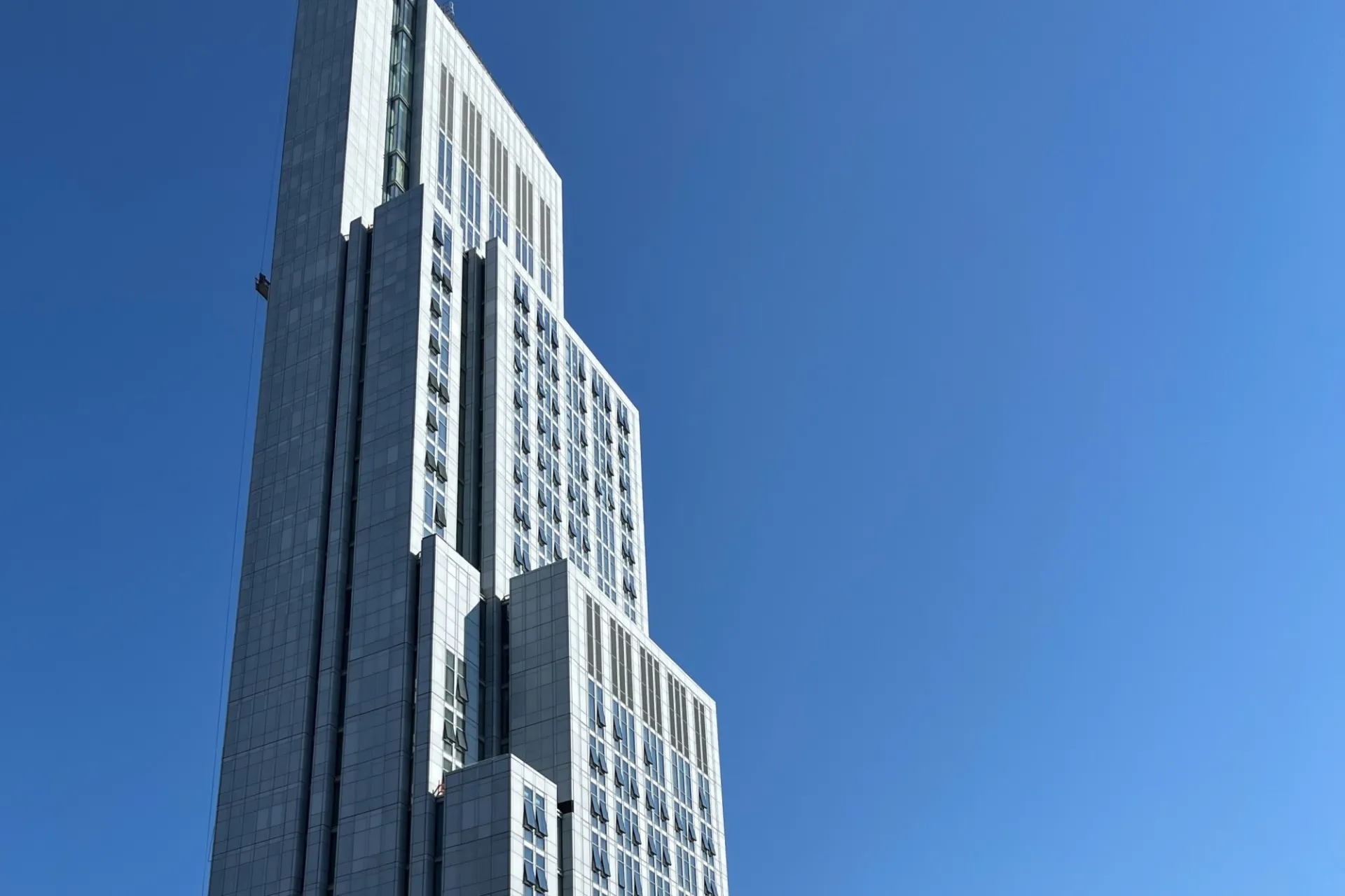 A view of the upper floors of 600 W. 125th Street. 
