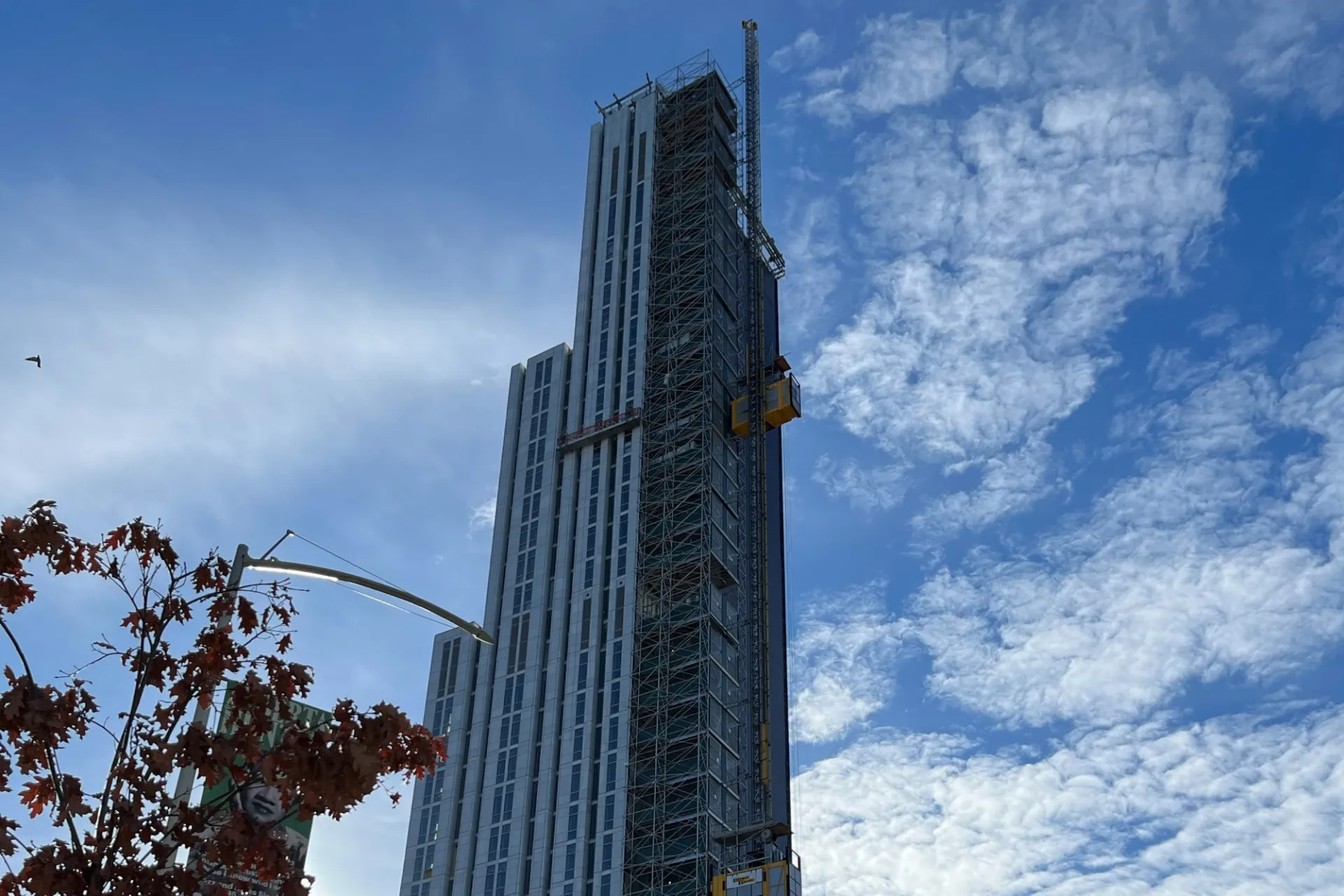 A view of 600 W. 125th Street during a sunny day.