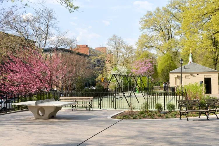 Picture of swing set
