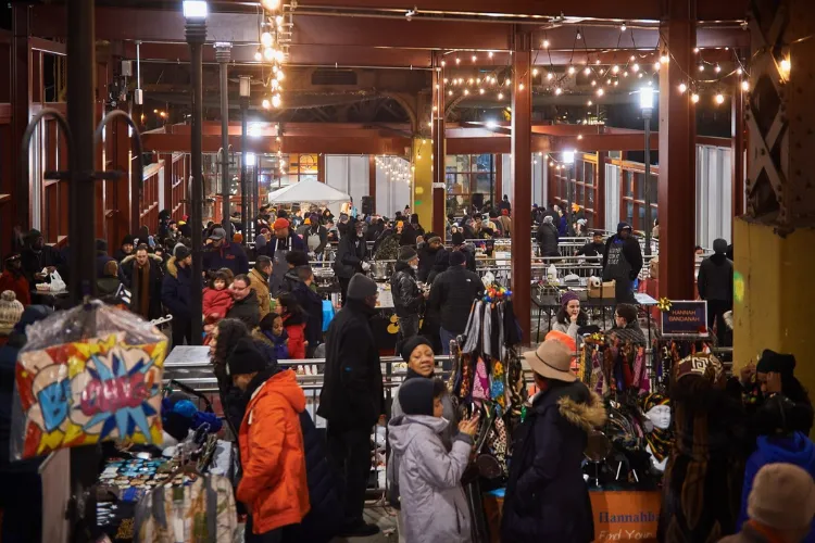 Harlem Night Market at La Marqueta. Photo credit: Uptown Grand Central