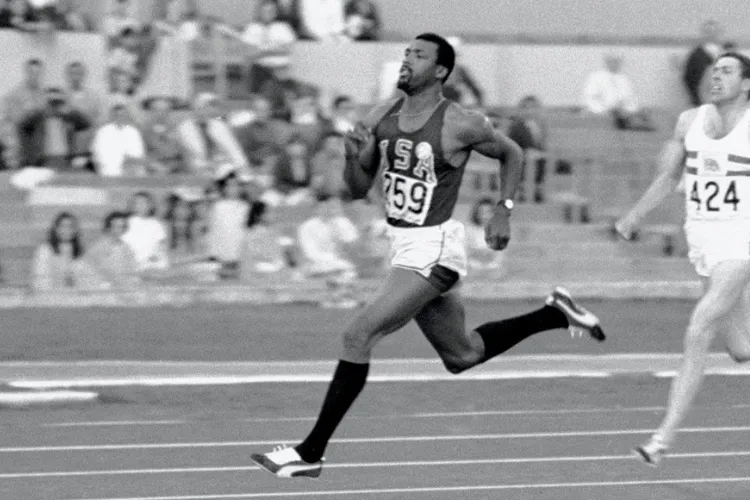 Track and field athlete John Carlos. Photo credit: U.S. Olympic & Paralympic Museum