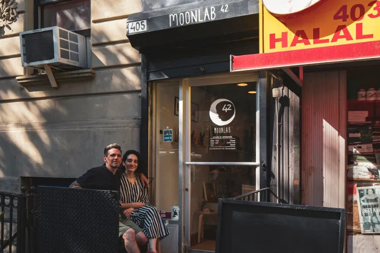 Ruso Margishvili and John Holden at MoonLab 42.