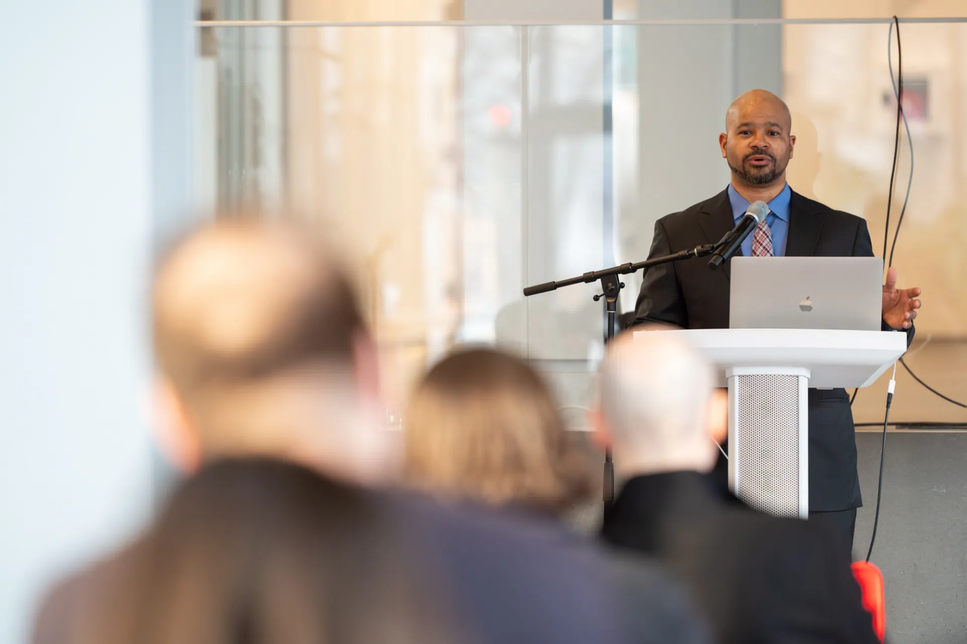 Ray Tebout addresses the event attendees. Photo Courtesy: Columbia University School of Professional Studies