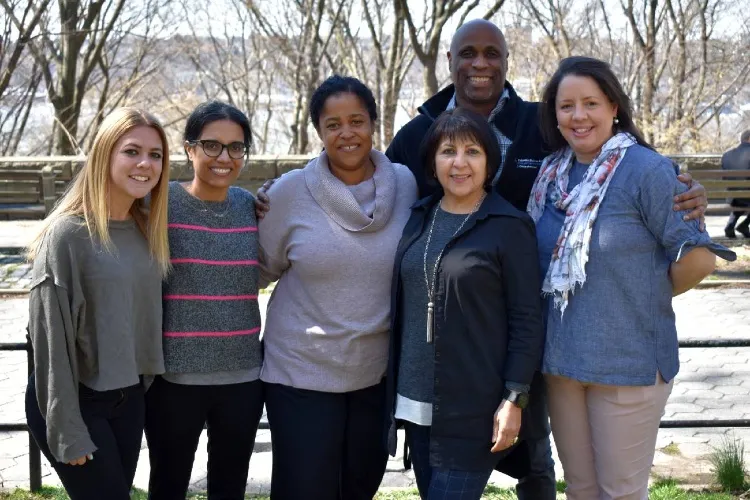Group photo of SBDC staff outdoors