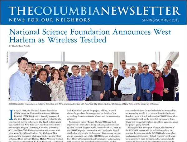 Top Fold Of Newsletter