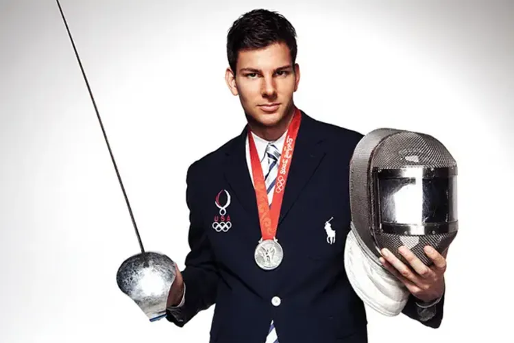 Fencer Tim Morehouse. Photo credit: New York Family