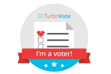 Turbovote logo. 