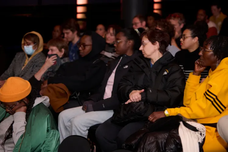 An audience watching a film at the African Diaspora International Film Festival. Photo credit: African Diaspora International Film Festival