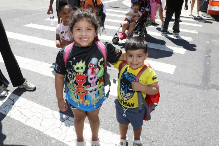 The 11th Annual "Back-2-School" Block Party was hosted in Harlem on Aug. 26. Photo credit: Michael DiVito