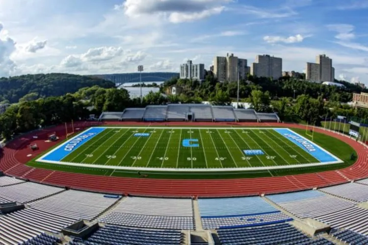 aerial view of baker field.