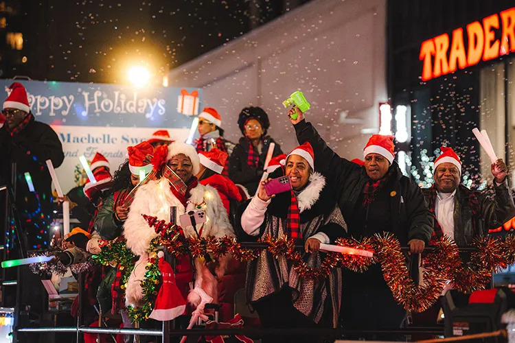 The Harlem Holiday Lights Parade marked its 32nd annual celebration. Photo credit: Brandon Vallejo