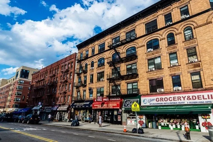 Storefronts on 125th street