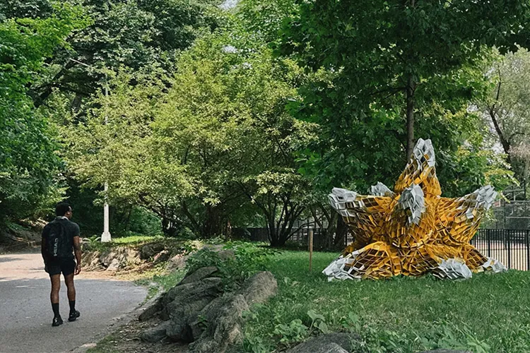 "Sagitarrius" in Morningside Park.
