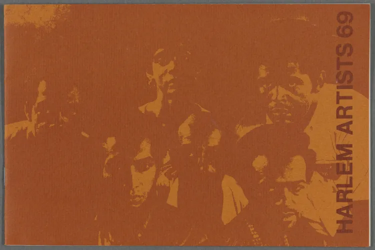 Schomburg Center for Research in Black Culture, Art and Artifacts Division, The New York Public Library. "Booklet for "Harlem Artists 69" exhibition at The Studio Museum in Harlem" The New York Public Library Digital Collections. 1969 - 1969.